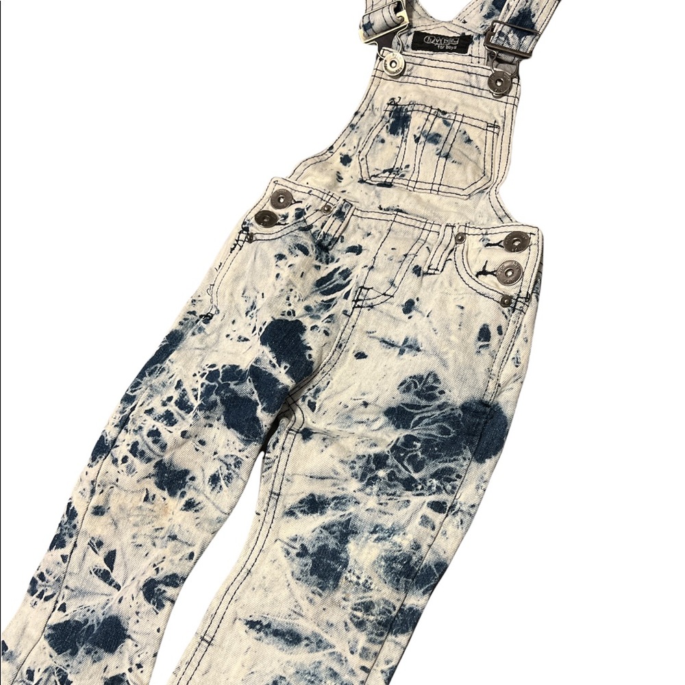 VINTAGE HYPE ACID WASH OVERALLS‎